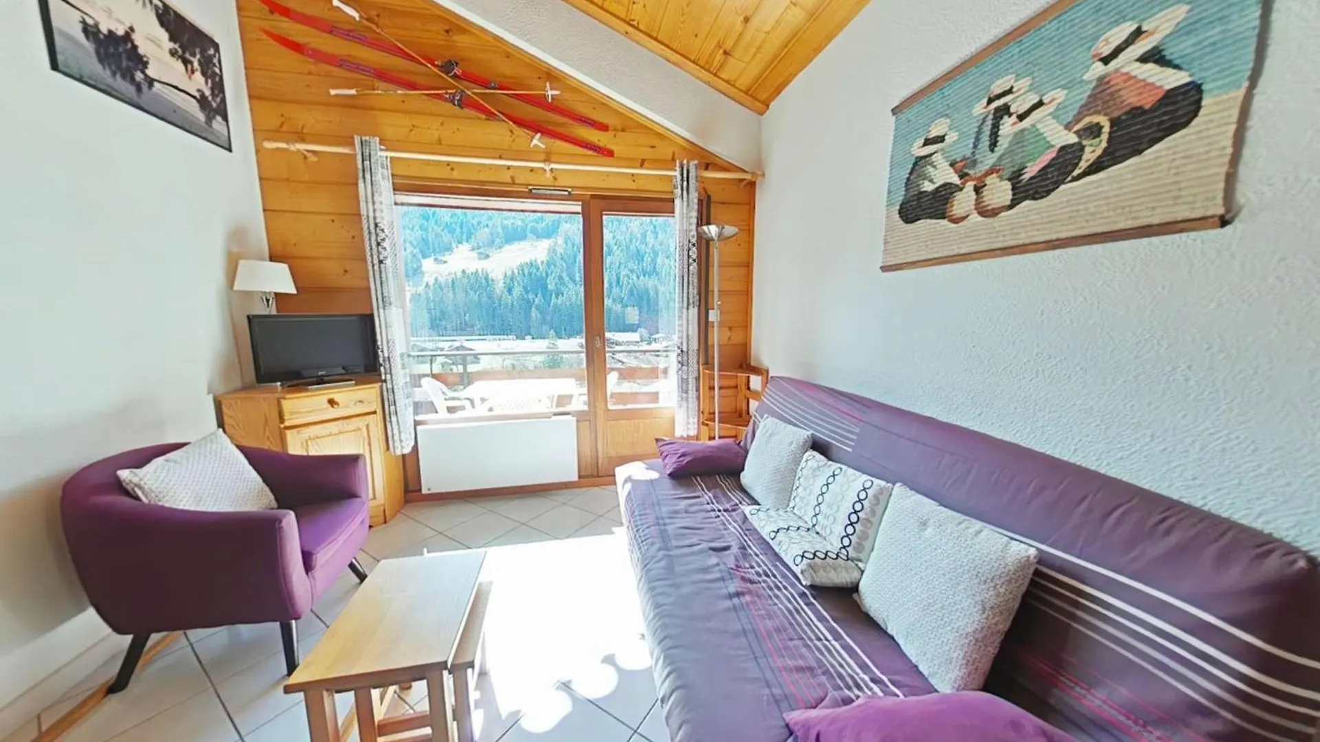 Appt Au Centre Avec 2 Chambres, Balcon, Casier A Ski Et Tout Confort Au Grand-Bornand - Fr-1-241-61 Le Grand-Bornand